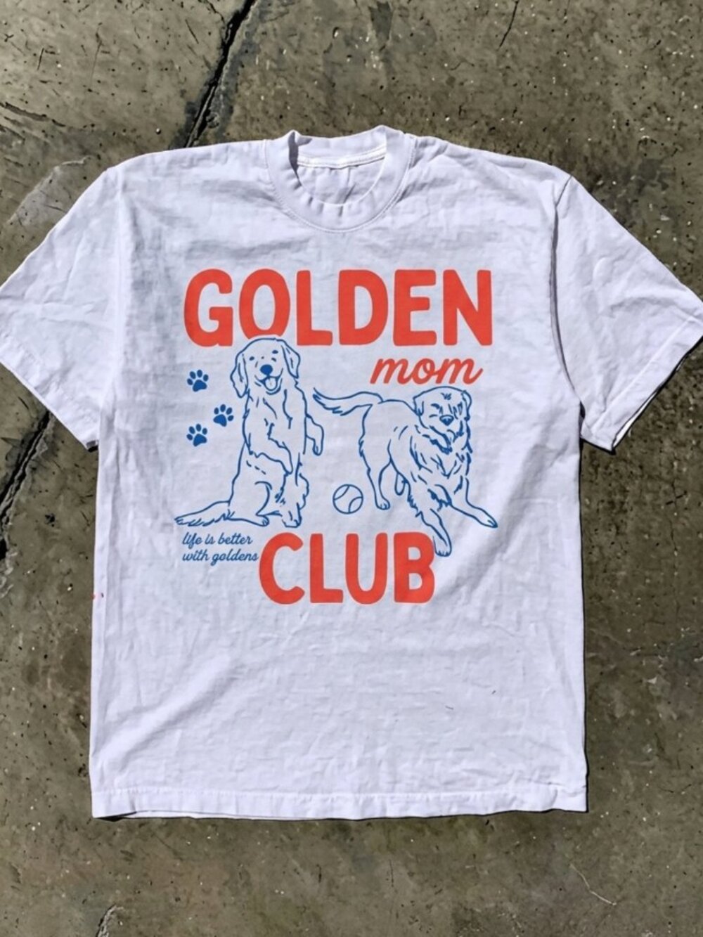 Golden Retriever Mom T-Shirt Reprint